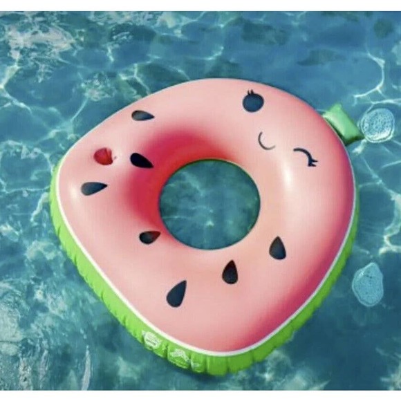 BigMouth x Squishmallows Inflatable Ring Pool Float - Watermelon - NEW - Picture 1 of 2